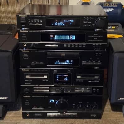 VINTAGE TECHNICS STEREO SYSTEM/MADE IN JAPAN/BOSE/EQ/AMP/TAPE DECKS image 9
