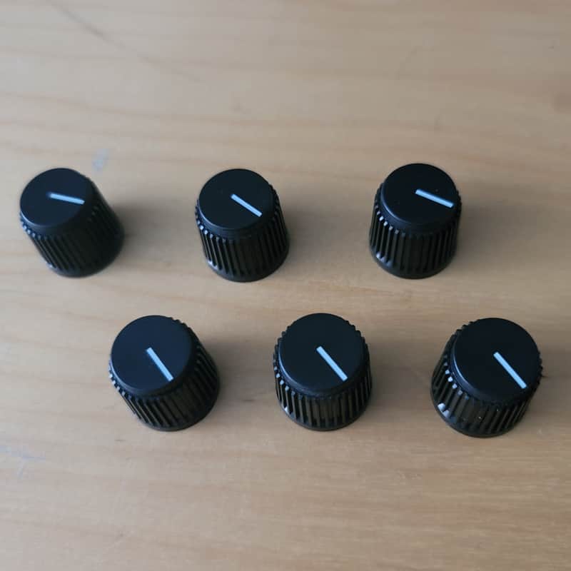 6x Ampeg SVT-CL Knob - Black 45-231-51 image 1