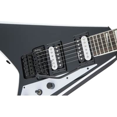 Jackson JS Series Rhoads JS32 Electric Guitar, Black with White Bevels image 2