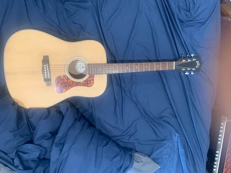 Guild Westerly Collection D-240E with Rosewood Fretboard 2015 - 2018 - Natural image 1