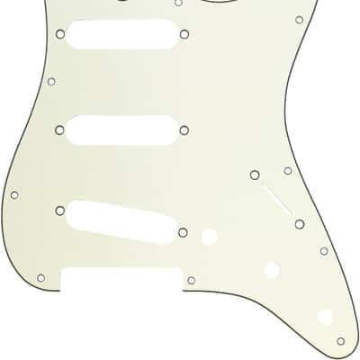 Genuine Fender 62 Stratocaster/Strat S/S/S 11-Hole Guitar Pickguard - MINT GREEN image 3