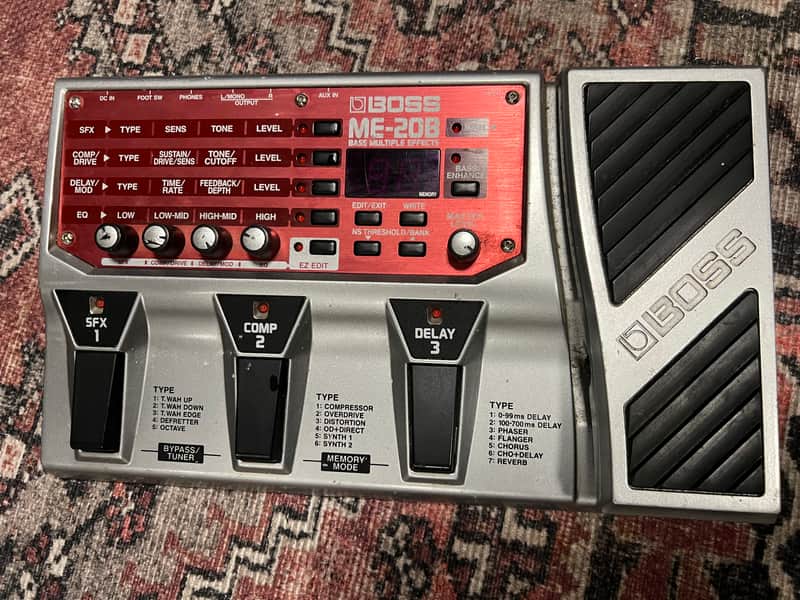 Boss ME-20B Bass Multi-Effect Unit | Reverb