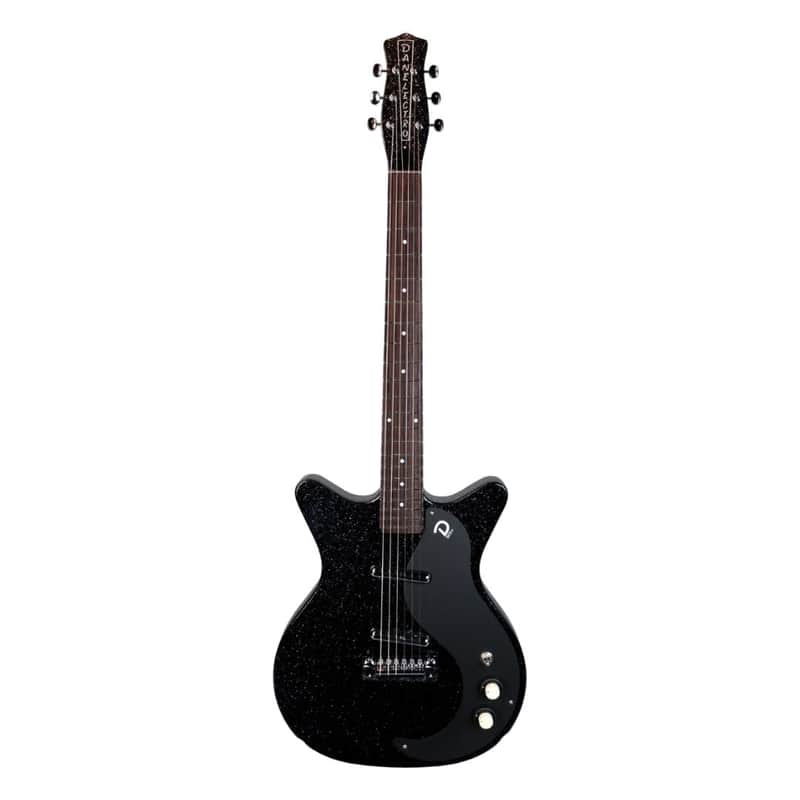 Danelectro '59M NOS+ Electric Guitar-Black Metal Flake *USA Small Business* image 1