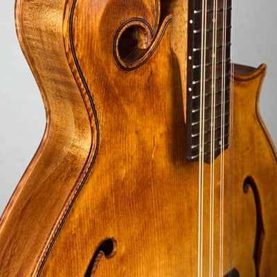 Tonedevil OFM Octave Mandolin 2026 - Tobacco Honey Amber Satin image 9