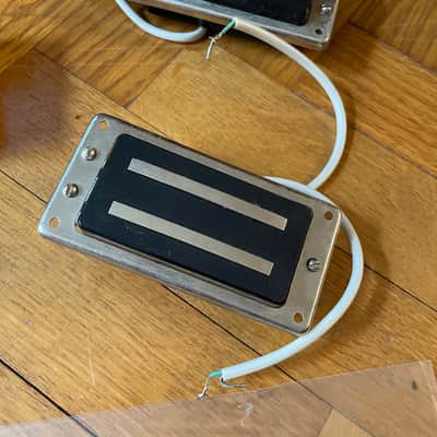 1992 new in box Set of two Soviet Humbuckers with control plate, rare, Ural image 9