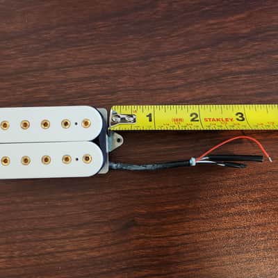Dimarzio DP289FW Utopia Bridge F-Spaced Humbucker White/Gold image 5