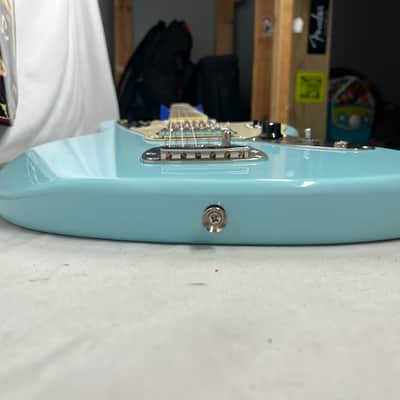 Squier FSR Classic Vibe '70s Jaguar Electric Guitar - Daphne Blue image 18