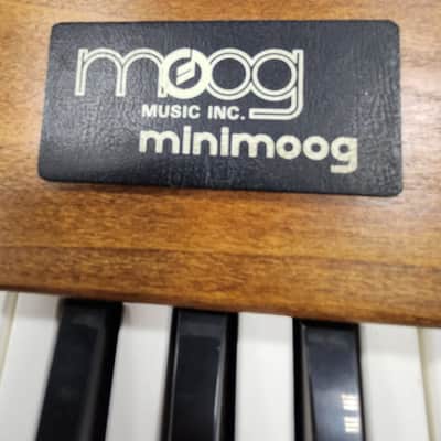 Moog Minimoog Model D 44-Key Monophonic Synthesizer 1971 - 1982 - Black / Wood image 5