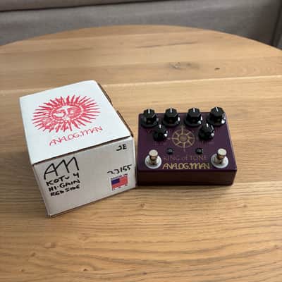 Analogman King of Tone V4 with Red Side High Gain Option 2009 - Present - Graphic image 2