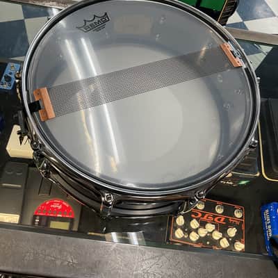Pearl CS1450 Chad Smith Signature 14x5" Steel Snare Drum 2010s - Black Nickel image 4