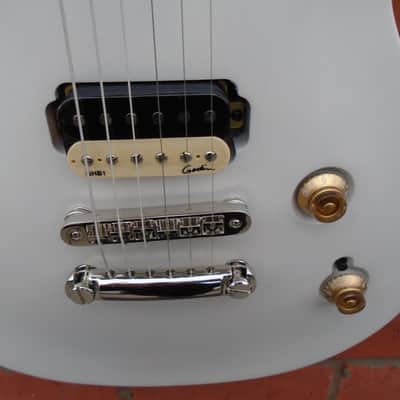 Godin Summit Classic HT Transparent White w/bag-demo image 4