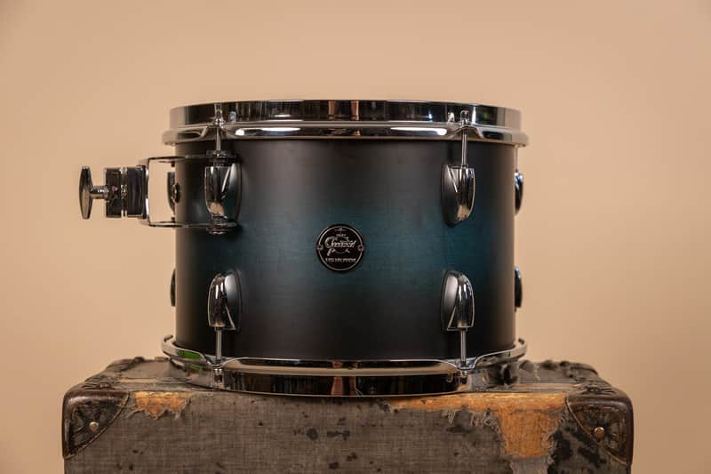 Gretsch Renown 8x12 Satin Antique Blue Burst Tom image 1