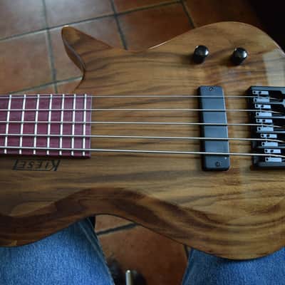 Kiesel Zeus Bass, 5 string ZB5 model , 2018 , exotic wood build, Outstanding condition & tone image 4
