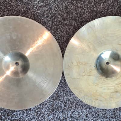 Vintage Zildjian 14"   Hi-Hat  Cymbals made in the usa image 8