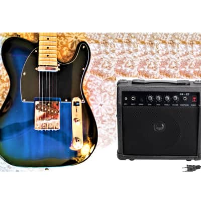 🎸+Amp! T Style Electric Guitar +Soft Case/Gig Bag, Strap, Cable!🎸 image 2