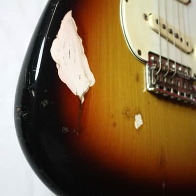 Fender Stratocaster 1965 série L Sunburst - guitare électrique - occasion (+ étui) image 6
