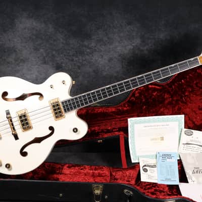2007 Gretsch G6136LSB White Falcon Bass image 2