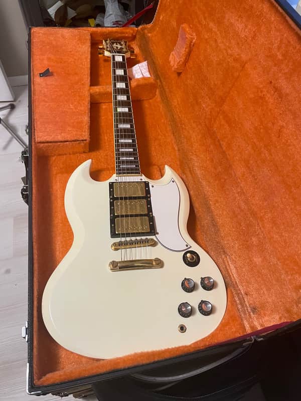 Burny Les Paul custom 61 SG 1980s - lacquer image 1