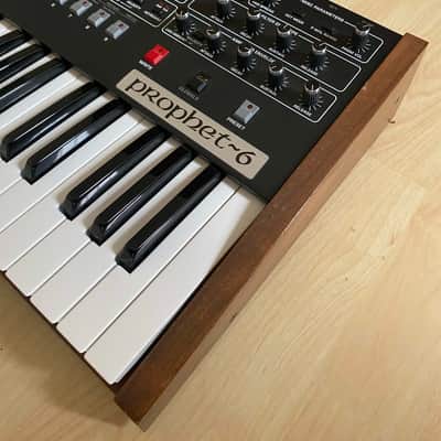 Dave Smith Instruments Prophet 6 49-Key 6-Voice Polyphonic Synthesizer 2015 - 2018 - Black with Wood Sides image 7