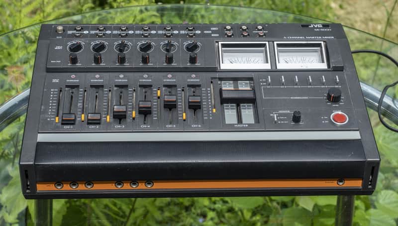 1979 JVC Victor MI-5000 6 channel stereo mixer with spring | Reverb