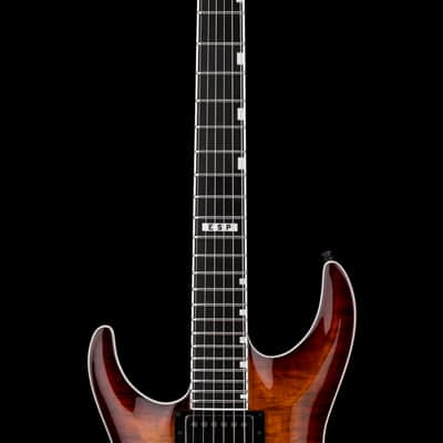 ESP E-II Horizon FR-II LH - Tiger Eye Sunburst #ES5323243 (Factory Demonstration Model) image 5