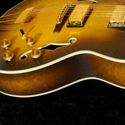 Cross Guitars GeFellers- Handbuilt Archtop 2017 - Smoky Gloss Sunburst image 6