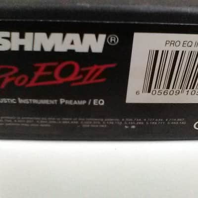 Fishman Pro EQ II Acoustic Guitar Active Preamp in Original Box (Free Shipping) image 8