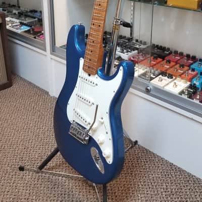 used 2019 Suhr Classic S Antique Custom with Roasted Flame Maple Neck in Lake Placid Blue, Very Good Condition with Gig Bag image 8