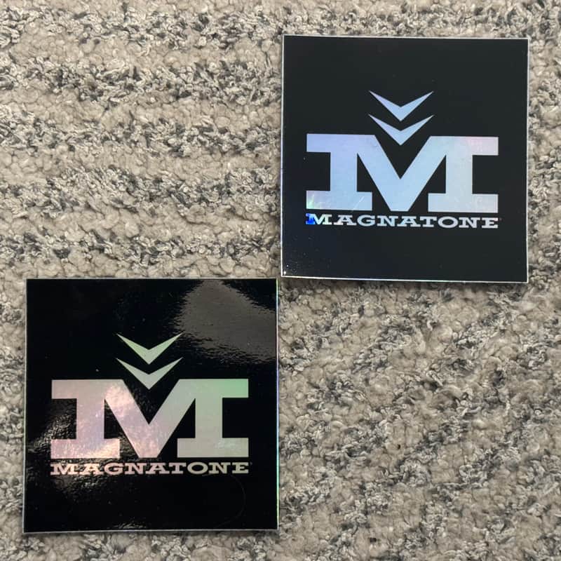 Magnatone Logo Square Sticker – 2-Pack (Brand New) image 1