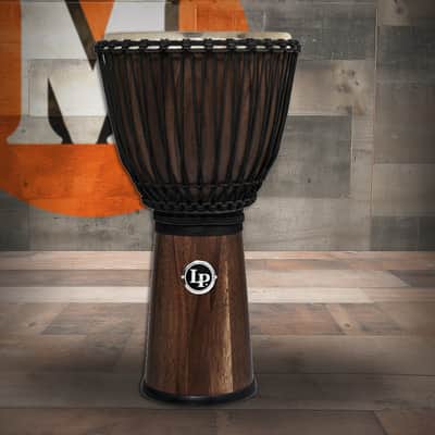 Latin Percussion LP 12 1/2" Rope Tuned Djembe - Siam Walnut (LP799-SW) image 1
