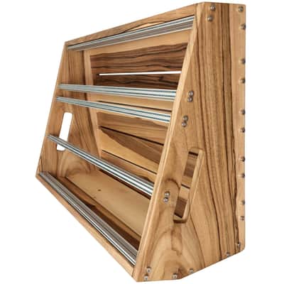 10U / 144hp Eurorack case EVA • Rails + Threaded strips / Walnut / Unpowered image 2