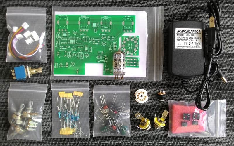 Tube Tremolo 12AU7 valve DIY Full Kit image 1