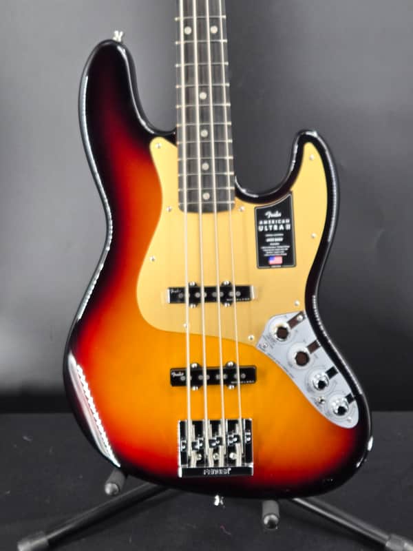 Fender American Ultra II Jazz Bass®, Ebony Fingerboard, Ultraburst image 1