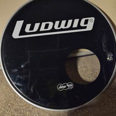 Ludwig 20" Bass drum Reso head and 14" Snare heads image 2