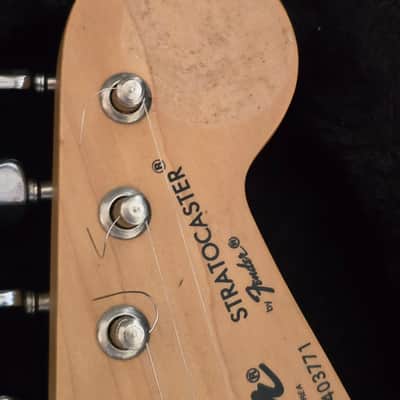 Squier Standard Stratocaster HSS with Maple Fretboard (Made in Korea) 1989 - 1992 - Black image 11