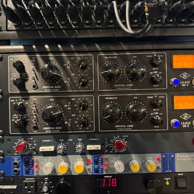 Universal Audio LA-610 MkII Tube Channel Strip 2008 - Present - Black image 1