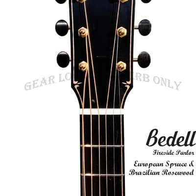 Bedell FS-P-EU/BR Fireside Parlor European Spruce & Brazilian Rosewood handcraft guitar image 10