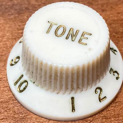 Fender Vintage Stratocaster Tone Knob '70s - Parchment image 2