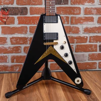 Gibson Custom Shop 58 Reissue Flying V-M Ebony 2008 w/OHSC (Mods) image 1