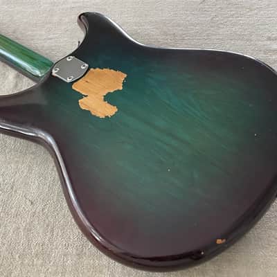 Vintage 1968 Kustom USA K200 Bass Wineburst Finish w Dearmond Pickups + Original Case Rare Model image 20