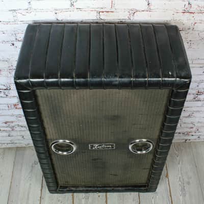 Kustom - K100B - 50 Watt Solid State Bass Amp Head w/2x15 Cab - w/Cab Cover - x1862 - USED image 17