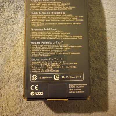 [NOS/NIB] Korg PB-01 Pitchblack Chromatic Guitar/Bass Tuning Pedal; w/Original Box & Paperwork image 3