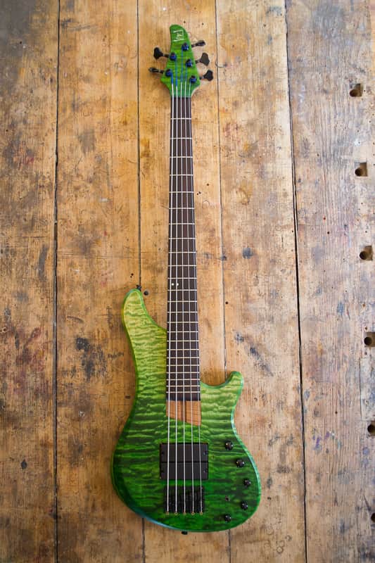 BNJ Guitars Vanguard 5S2 2024 - Green image 1