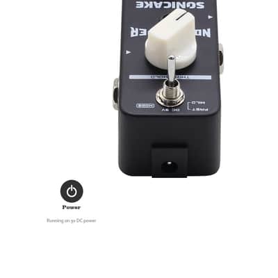 SONICAKE Noise Wiper True Bypass Noise Gate Guitar Bass Effects Pedal(U.S. domestic inventory) image 4