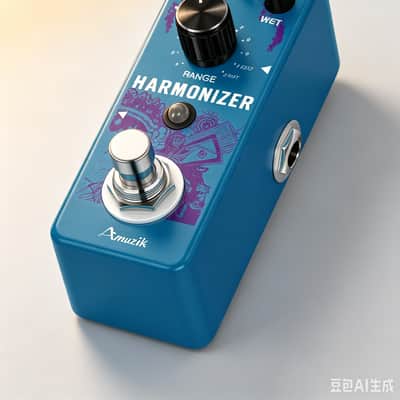 AMUZIK LEF-3807 Harmonizer Pedal, Polyphonic Pitch Shifter Detune Effect True Bypass Compact Metal Guitar Stompbox--Shipped from Irvine Warehouse in California by USPS image 2