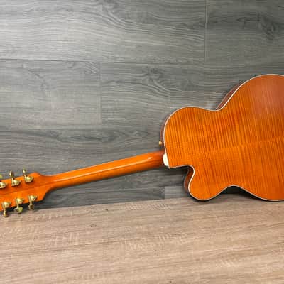 Gretsch G6120TM Tiger Maple Orange Hollow Body Electric Guitar 2006 #2692 image 11