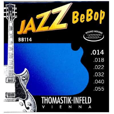 Thomastik-Infeld BB114 Jazz BeBop Nickel Round-Wound Guitar Strings - Medium (.14 - .52)