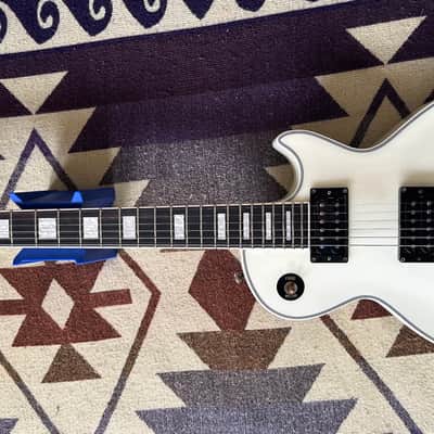 2022 Edwards by ESP E-LPC Les Paul Custom - White image 1