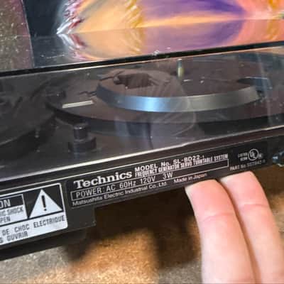 technics sl-bd22 turntable Lab Matt Servo Black Audio Technica Z100x Cartridge image 17