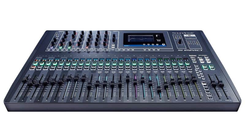 Soundcraft Si Impact 40-Input Digital Mixing Console w/32 IN-OUT USB Interface and iPad Control image 1